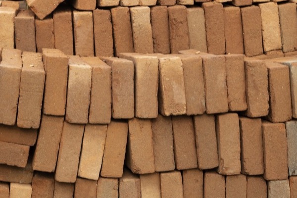 A stack of bricks
